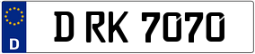 Truck License Plate